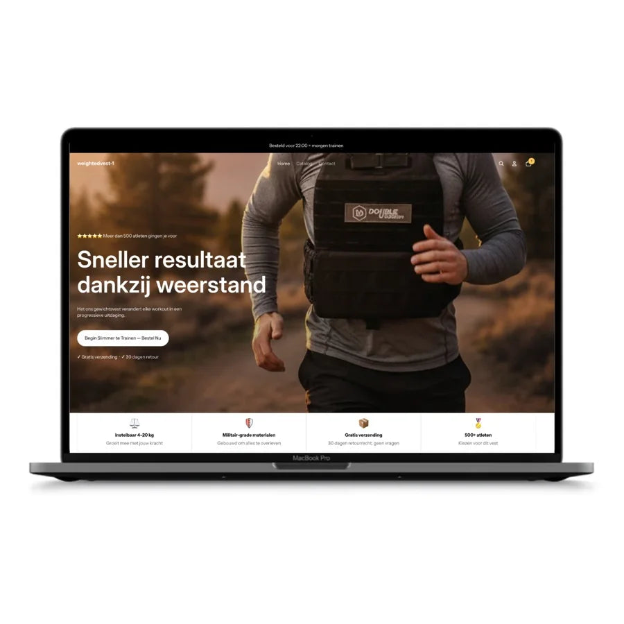 Weight vest web shop